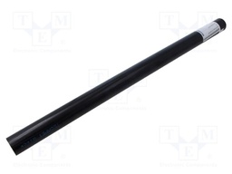 Mount.elem: rod; Ø: 30mm; L: 500mm; black; Length tolerance: 0; +1mm