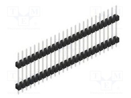 Connector: pin strips; pin header; male; PIN: 25; 2.54mm; THT; 1x25