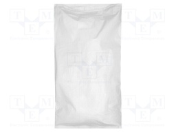 Trash bags; L: 1050mm; Width: 600mm; polypropylene; white