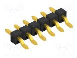 Connector: pin strips; pin header; male; PIN: 6; 2.54mm; SMT; 1x6