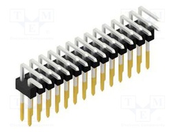 Connector: pin strips; pin header; male; PIN: 28; 2.54mm; THT; 2x14