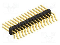 Connector: pin strips; pin header; male; PIN: 30; 2.54mm; SMT,THT