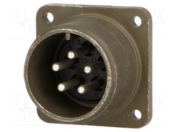 Connector: circular; Series: DS/MS; socket; male; PIN: 5; soldering