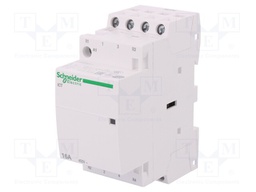 Contactor: 4-pole installation; NC x2 + NO x2; 230÷240VAC; 16A