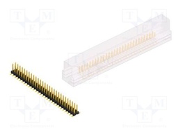 Connector: pin strips; pin header; male; PIN: 56; 2.54mm; SMT; 2x28