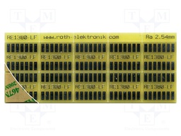 Board: universal; single sided,prototyping; W: 39mm; L: 96.75mm