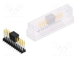 Connector: pin strips; pin header; male; PIN: 24; 2.54mm; SMT; 2x12