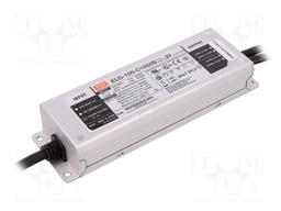 Power supply: switched-mode; LED; 99.75W; 48÷95VDC; 1050mA; IP67