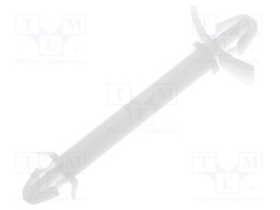 PCB distance; polyamide; L: 30mm; latch/latch; Colour: natural