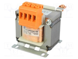 Transformer: mains; 50VA; 230VAC; 230V; Leads: terminal block; IP00