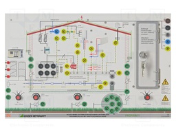 Test panel; Equipment: key x2,user's manual,jumpers; 230/400VAC
