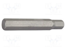 Screwdriver bit; hex key; HEX 10mm; Overall len: 75mm; 2pcs.