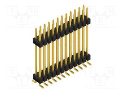 Connector: pin strips; pin header; male; PIN: 24; 2.54mm; SMT; 2x12