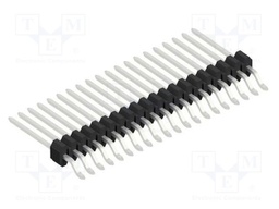 Connector: pin strips; pin header; male; PIN: 20; 1.27mm; SMT; 1x20