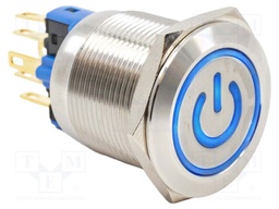 Switch: vandal resistant; Pos: 2; SPST NC + NO; 2A/48VDC; IP65