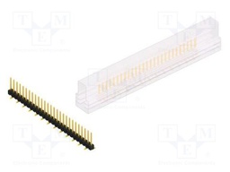 Connector: pin strips; pin header; male; PIN: 27; 2.54mm; SMT; 1x27