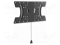 Holder; for wall mounting; 30kg; 32÷65"; black; permanent