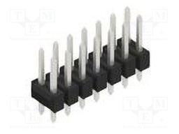 Connector: pin strips; pin header; male; PIN: 14; 2.54mm; THT; 2x7