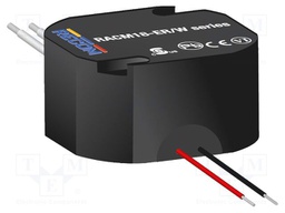 Converter: AC/DC; 18W; Uout: 24VDC; Iout: 750mA; 83.5%; 90÷264VAC