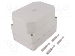 Enclosure: multipurpose; X: 130mm; Y: 180mm; Z: 137mm; flat; TK PS