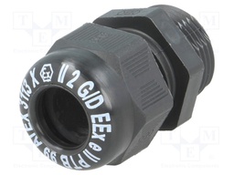 Cable gland; with thread PG; PG13,5; IP68; Mat: polyamide; black