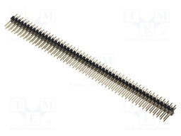 Pin header; pin strips; male; PIN: 100; straight; 2.54mm; THT; 2x50