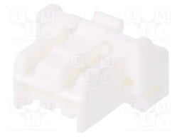 Plug; wire-board; female; CLIK-Mate; 2mm; PIN: 3; w/o contacts