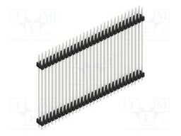 Connector: pin strips; pin header; male; PIN: 60; 2.54mm; THT; 2x30