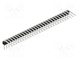 Connector: pin strips; pin header; male; PIN: 28; 2.54mm; THT; 1x28