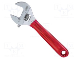 Wrench: adjustable; Jaw capacity: 23.8mm; Overall len: 165.1mm