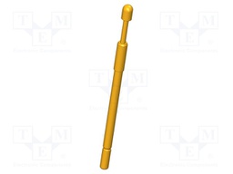 Test needle; Operational spring compression: 4mm; 8A; Ø: 2mm; 1.5N