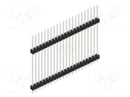 Connector: pin strips; pin header; male; PIN: 22; 2.54mm; THT; 1x22