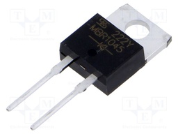 Diode: Schottky rectifying; THT; 45V; 10A; TO220AC; tube