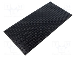 Self-adhesive foot; Ø: 8.5mm; H: 2.2mm; black; polyurethane