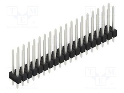 Connector: pin strips; pin header; male; PIN: 38; 2.54mm; THT; 2x19