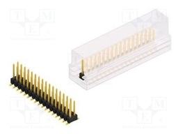 Connector: pin strips; pin header; male; PIN: 34; 2.54mm; SMT; 2x17