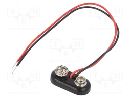 6F22 connector; Leads: 150mm leads; Size: 6F22,6LR61; Batt.no: 1