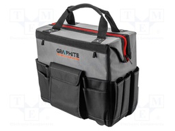 Bag; tool case; black-grey; polyester; Energy+; 42l; power tools
