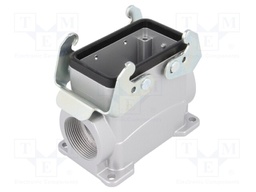 Enclosure: for HDC connectors; C146; size E10; with double latch