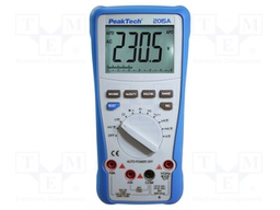 Digital multimeter; VDC: 40mV,400mV,4V,40V,400V,1kV; -20÷1000°C