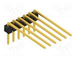 Connector: pin strips; pin header; male; PIN: 6; 2.54mm; THT; 1x6