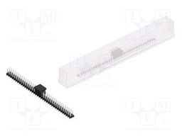 Connector: pin strips; pin header; male; PIN: 72; 2mm; SMT; 2x36