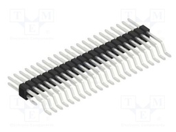 Connector: pin strips; pin header; male; PIN: 44; 1.27mm; SMT; 2x22