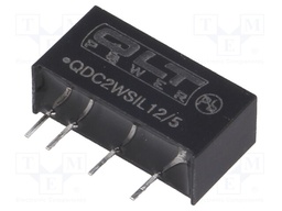 Converter: DC/DC; 2W; Uin: 10.8÷13.2V; Uout: 5VDC; SIL; 0.03ppm/°C
