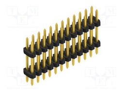 Connector: pin strips; pin header; male; PIN: 24; 2mm; THT; 2x12