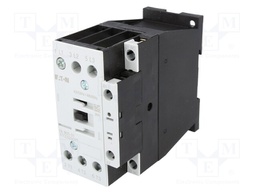 Contactor: 3-pole; Auxiliary contacts: NC; 42VAC; 25A; NO x3