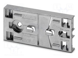 Mounting adapter; L: 17.8mm; W: 89mm; H: 40mm; Body: grey
