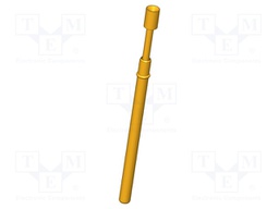 Test needle; Operational spring compression: 4mm; 5A; Ø: 2mm; 0.8N
