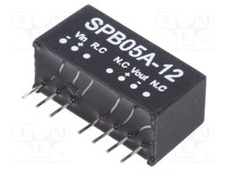 Converter: DC/DC; 5W; Uin: 9÷18V; 12VDC; Iout: 42÷417mA; SIP8; 4.8g