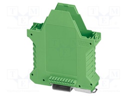 Enclosure base; with FE contact,with terminals; green; UL94V-0